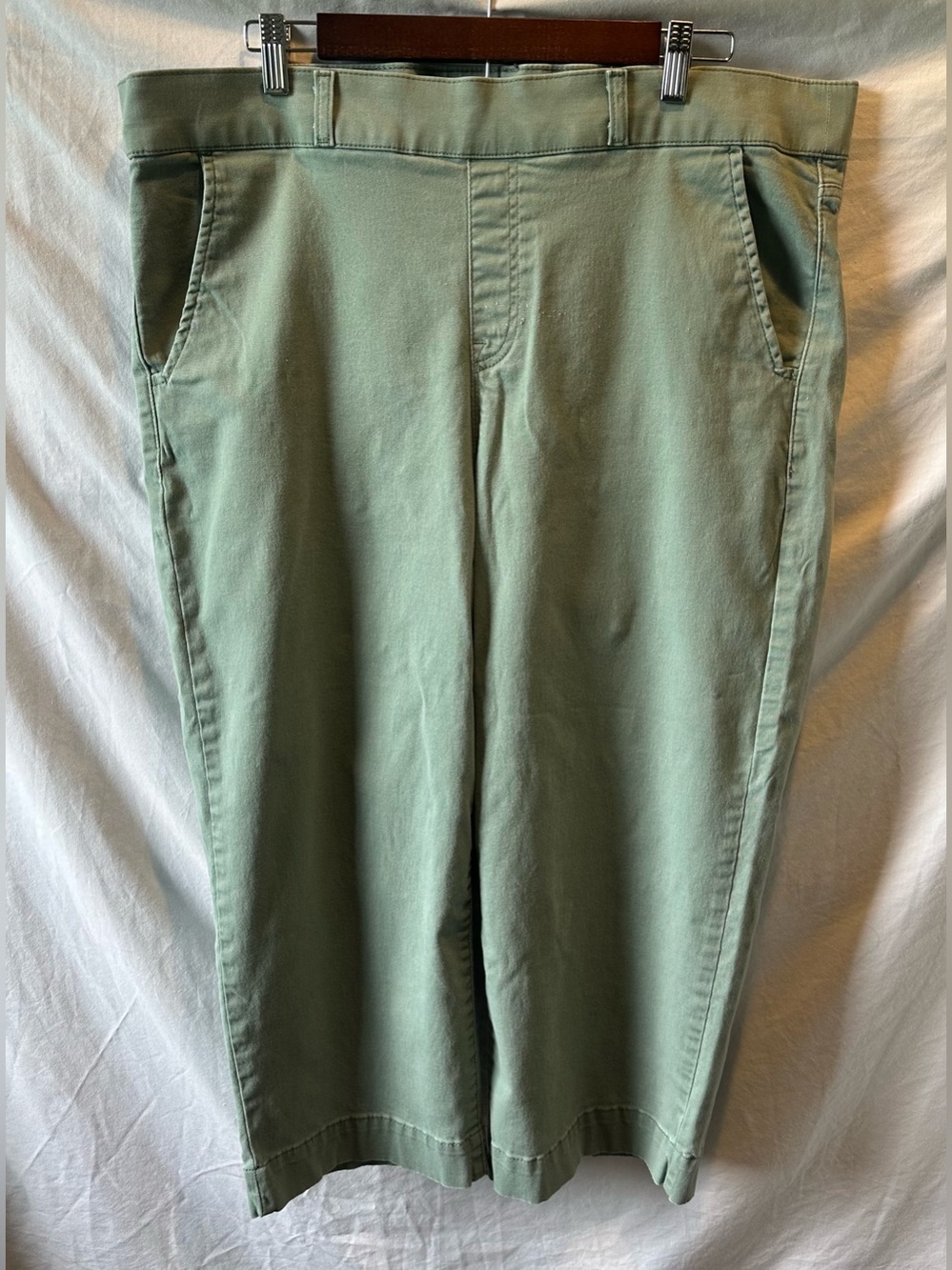 Women’s Gloria Vanderbilt Green Straight-Leg  Capri Pants